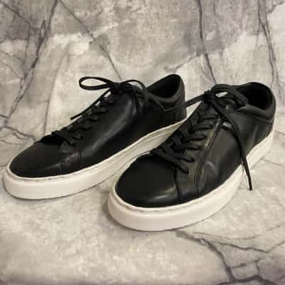 AQ by Aquila Mens Leather Shoes Size 44 Black  
