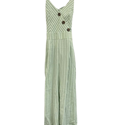 Liquorish Mint and Green Jumpsuit Size 8 