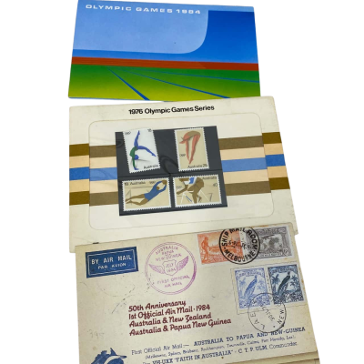 3x 1970-1980 stamp collection 