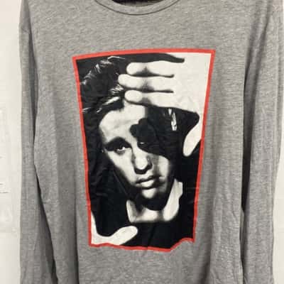 Justin Bieber Womens  Size L Long Sleeve Top Grey 