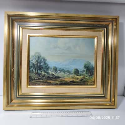 Old Road by Dunkeld Painting Artwork Framed As Is by Judy Barnard 