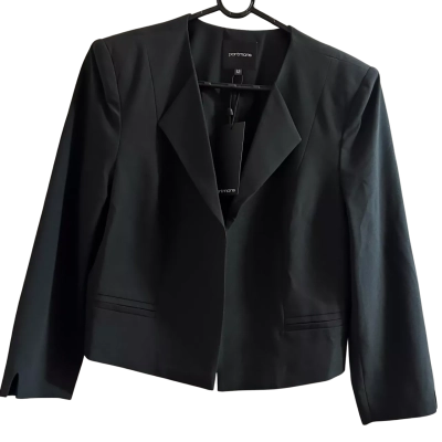 New with tag Portman's Women's Size 12 Bolero / Cropped Jacket Black  