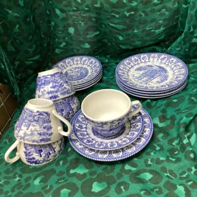 Vintage Broadhurst 1977 Silver Jubilee Tea Set