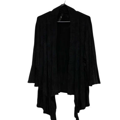 Taking Shape Womens  Size M Castaway Cardi Black  