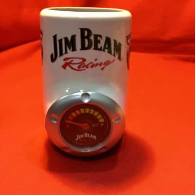 Vintage Jim Beam Racing Fuel Gauge stubby cooler/can holder