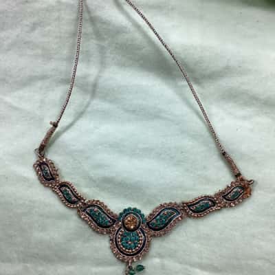  Womens Beaded Necklace Multicoloured 