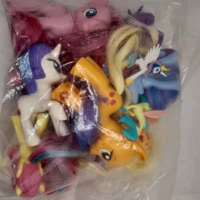 Assorted bag of My Little Pony toys
