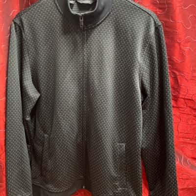 Alfani Black Zip Up Jumper Size M