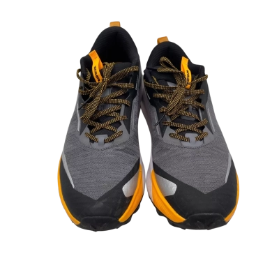 Men’s Kipsummit Trail Runners USED VGC Grey/Yellow Size 45/10.5/11