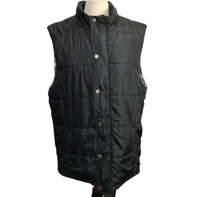  Mantaray Mens  Size XXL Black Puffer Vest 
