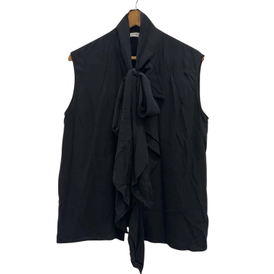 Scanlan Theodore Womens  Size 8 Sleeveless Top Black  