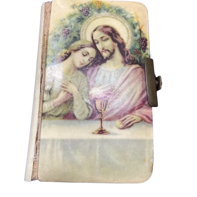 Catholic miniature celluloid devotional/prayer book. 1926. 