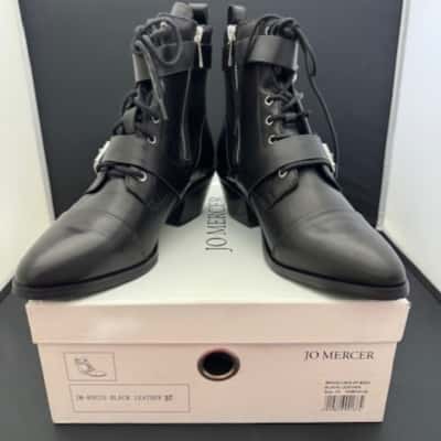 Jo Mercer Womens  Size 37 Boots Black  