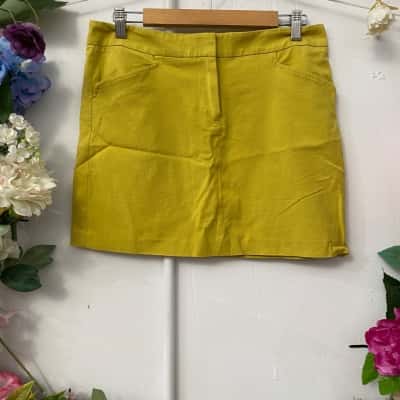 Saba Womens  Size 12 Mini Skirt Green 