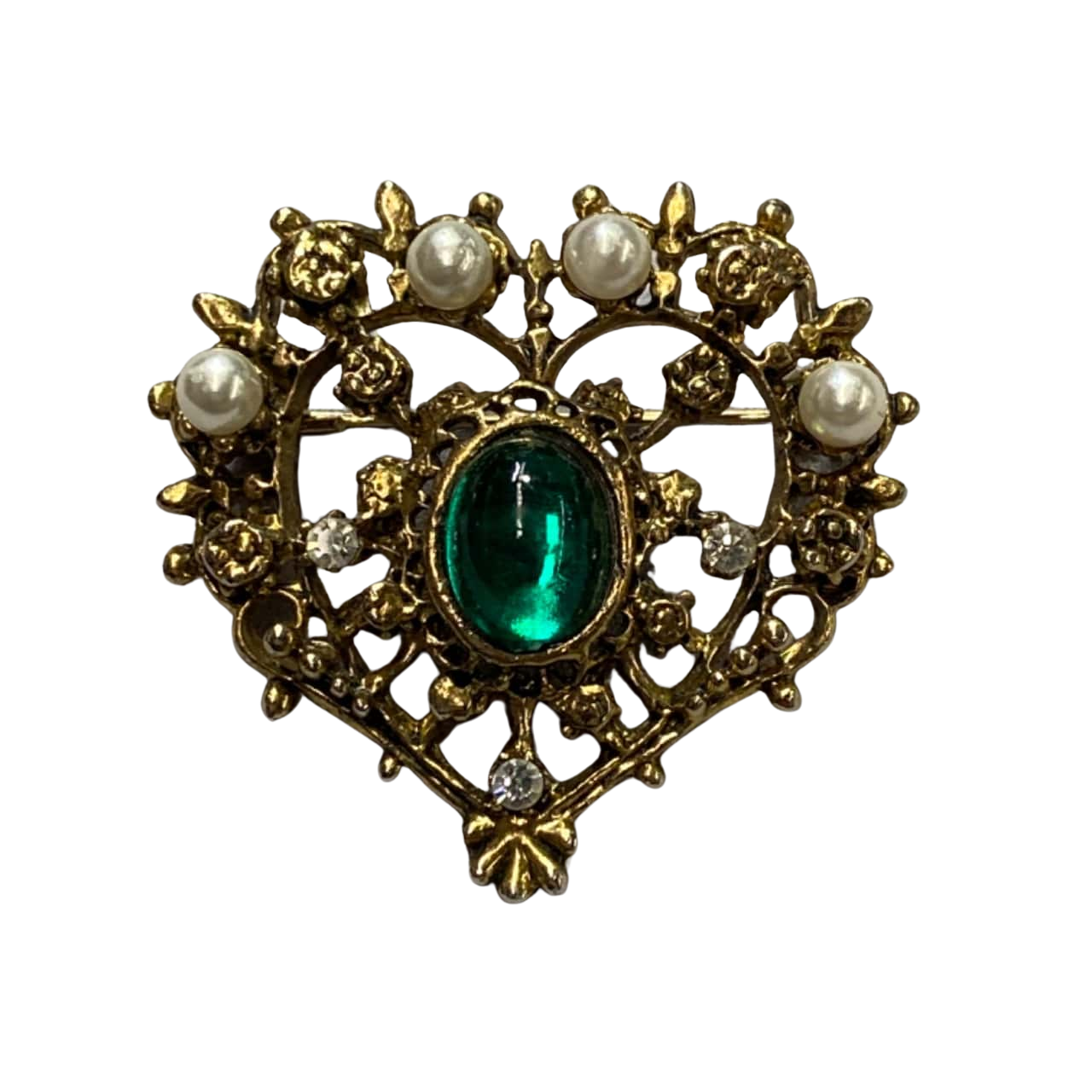 Womens Vintage Heart Brooch(s)