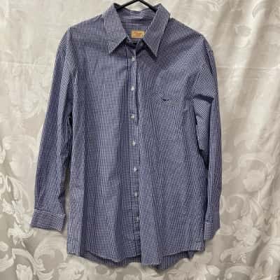 R.M. Williams Womens  Size 16 Blue / Checked / White 
