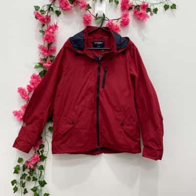 Reserve Mens  Size XXL Hood Jacket Maroon/ Red