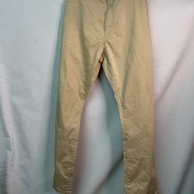 Johnny Bigg Mens  Size 48 Straight Leg Pants Beige 