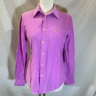 Ralph Lauren Mens  Size M Long Sleeve Shirt Purple 