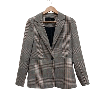Vero Moda Womens Plaid Blazer Size 34 