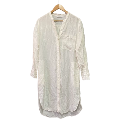 Lee Mathews Womens  Size 2 Shirt Dress White 