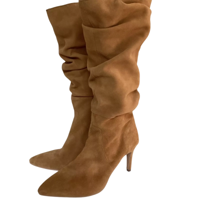 Oxford Womens Suede Boots Tan