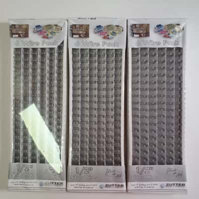 Zutter Binding Wire 1/2" Silver x 3 - New Sealed