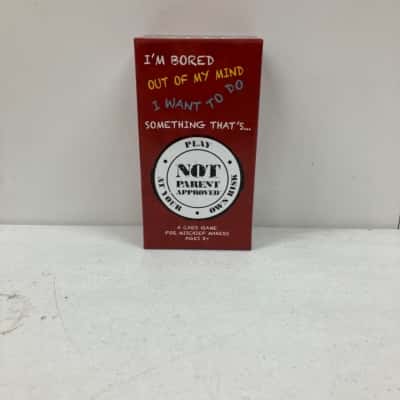 Not Parent Approved Play At Your Own Risk Card Game