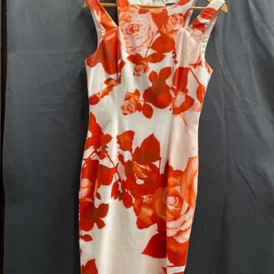 Karen Millen Rose Patterned Dress 