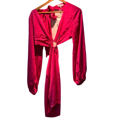 Sabo Skirt Womens  Size M Long Sleeve Dress / Midi Dress Pink  