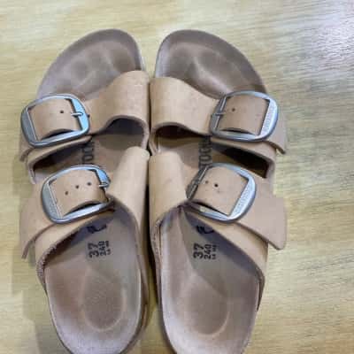 Birkenstock Womens  Sandals Size 37 Beige 