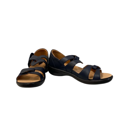 Revere Womens  Size 8 Sandals Navy Blue 