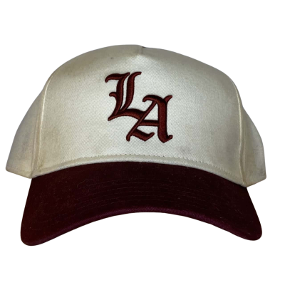 Cotton On Los Angeles Dodgers Beige / Red Adjustable Cap