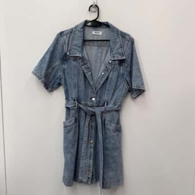 Showpo Denim Dress - Size 18 