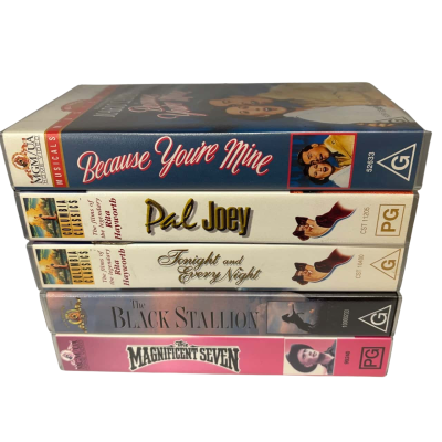 MGM Collection on VHS Set of 5