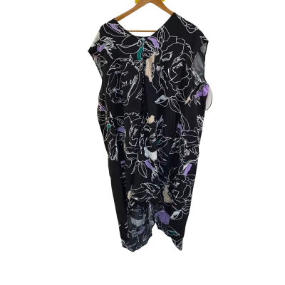 BNWT Taking Shape Womens  Size 16 Black  / Floral Dress