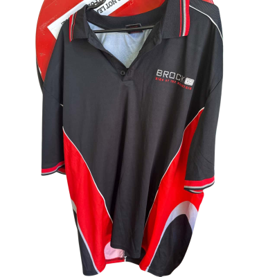 Brock Mens  Size 8XL Black Shirt 