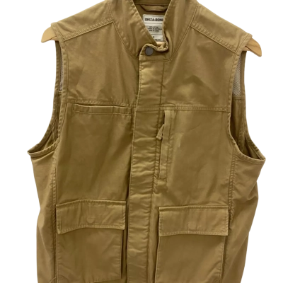 Driza-Bone Mens  Size M Front Zipper / Vest Brown 