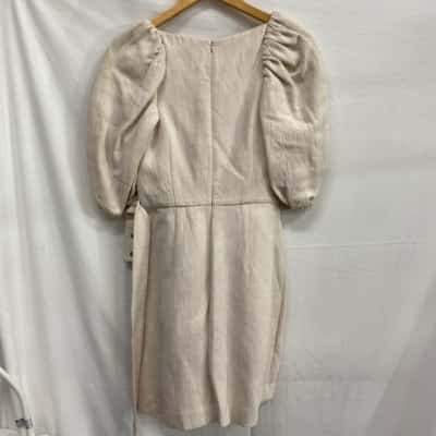 Cue Womens Beige Mini Dress Size 6