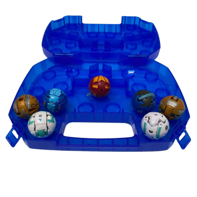 Bakugan Set Of 7 With Case
