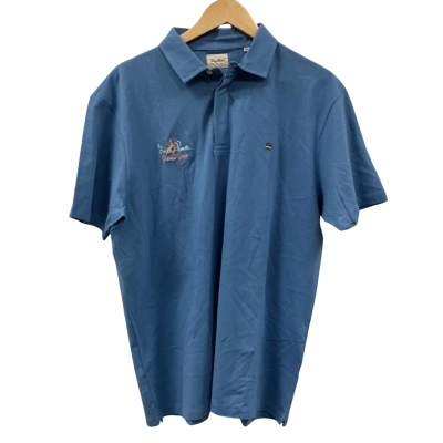 Serge Blanco Mens Size XXL Polo Shirt Blue
