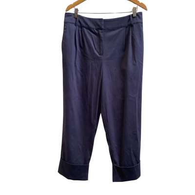 Brand New Basque Womens  Size 14 Southern Lights Crop Pants Petrol Blue