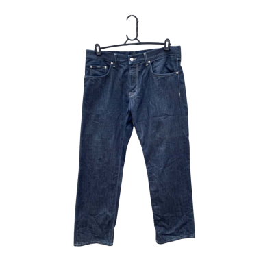 Mens Boss Hugo Boss Size 32 / 36 Straight Leg Jeans Navy Blue 