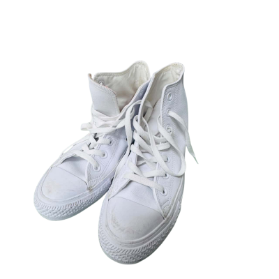 Converse Unisex  Size 6 / 8 White canvas 