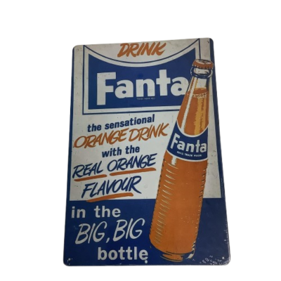 Brand New Fanta Metal Man Cave Aussie Car Sign #2270-1-pp