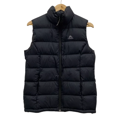 Macpac Women's Size 10 Puffer Jacket Sleeveless Black  
