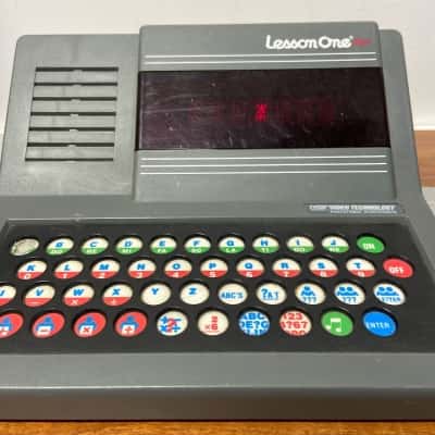 Vintage VTech educational Lesson One Plus console