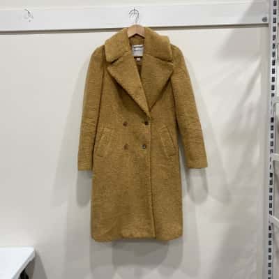 Forever New Womens  Size 6 Winter Coat Brown 