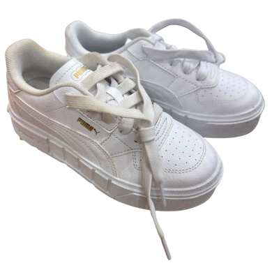 Puma Kids  Size 13UK White shoes 