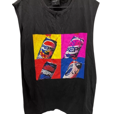 Nana Judy Pepsi Collection Mens  Size XXL Muscle Shirt  Black  